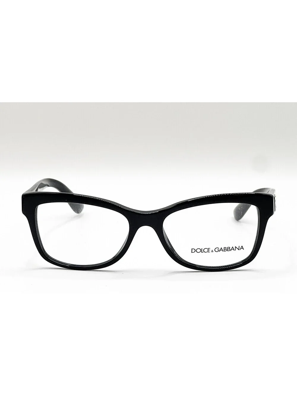 Dolce & Gabbana DG3254 501 Black Cat Eye Authentic Eyeglass Frames 52-16-140